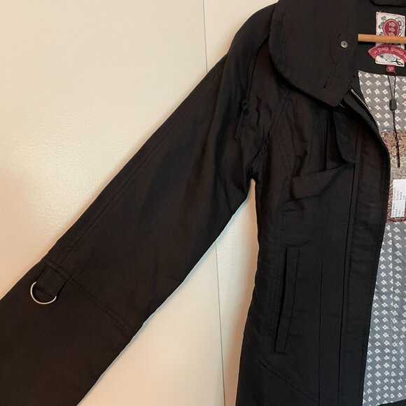 Womens 3 Three Stones Coat Jacket Black Size Small Easy Love Brand New - Picture 4 of 14